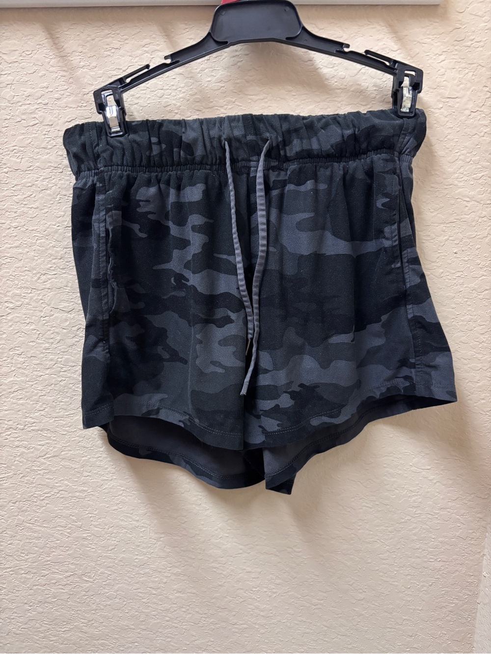 Butter soft Women's Black Camo Athletic Shorts